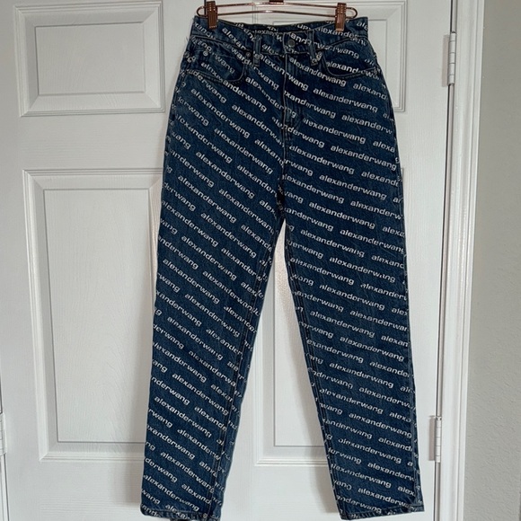 Alexander Wang Denim - Alexander Wang Denim Logo Pants